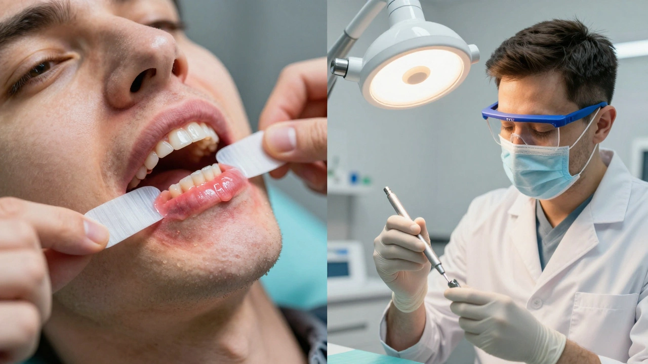 Rozdíl mezi nebezpečným domácím a bezpečným profesionálním bělením zubů