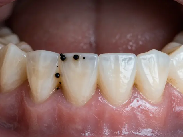 Jak vypadá černý zubní kámen a jak ho poznat