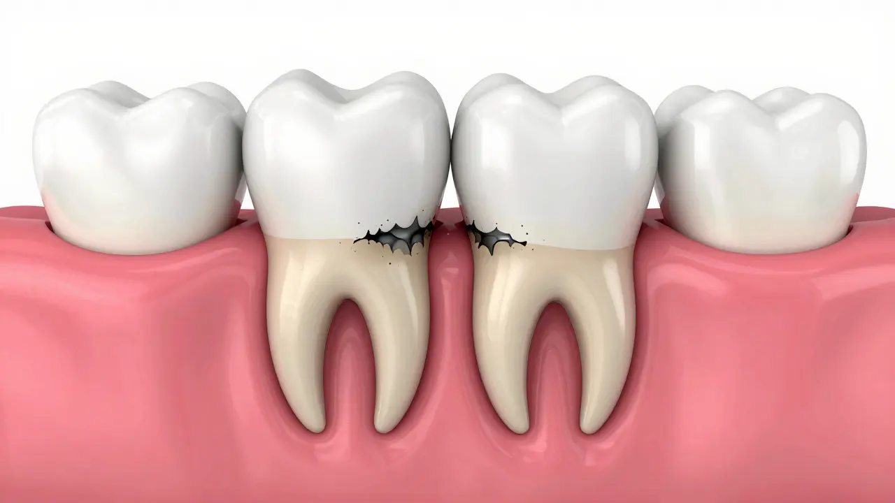 Zubní kámen pod dásní: Příznaky, rizika a efektivní odstranění
