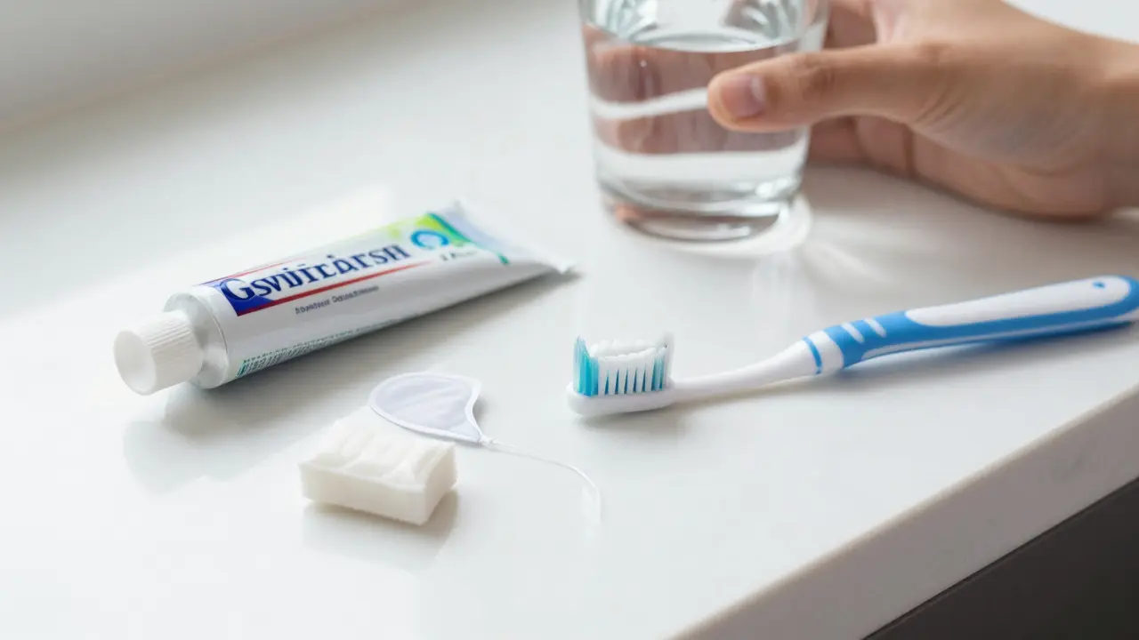 Hygienické potřeby pro prevenci zubního kazu