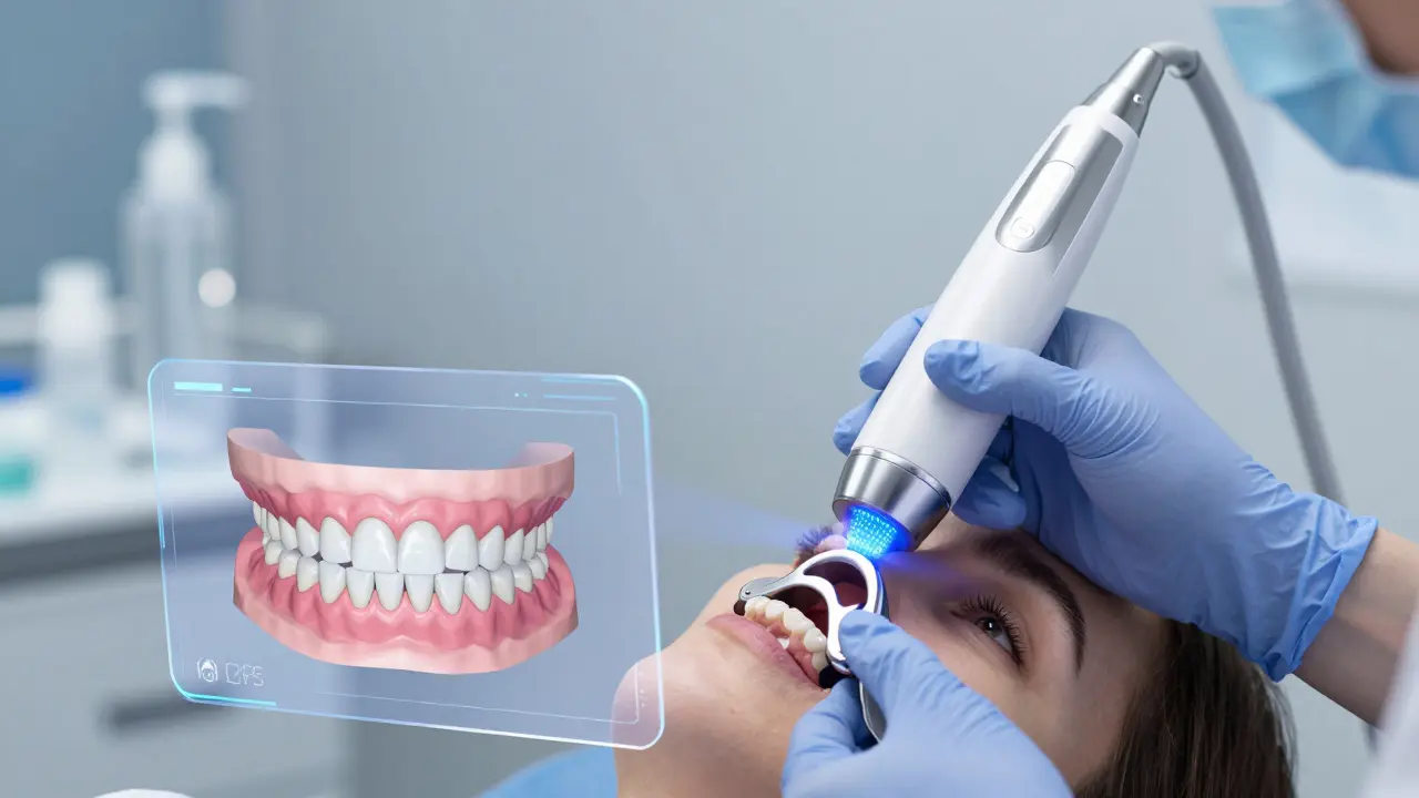 Digitální skener zubů a 3D návrh úsměvu v ordinaci