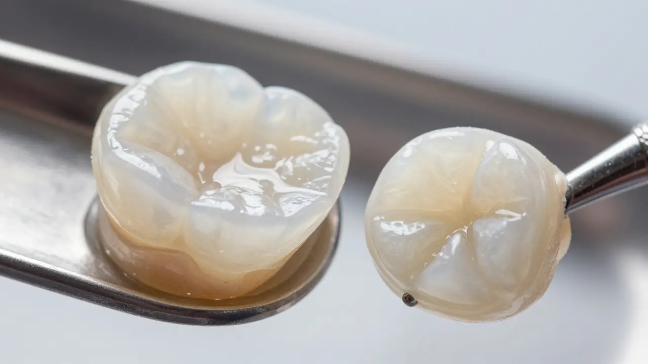 Srovnání porcelánových a kompozitních zubních facet